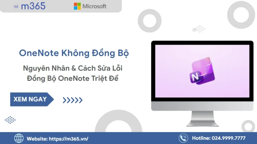 Sửa lỗi Onenote không đồng bộ