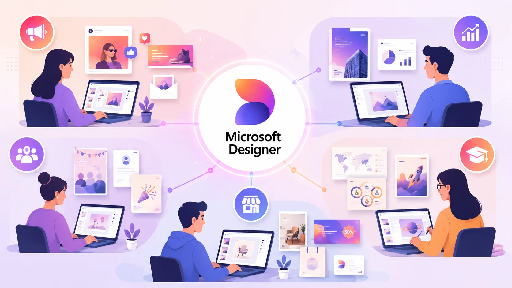 Microsoft Designer phù hợp với những ai