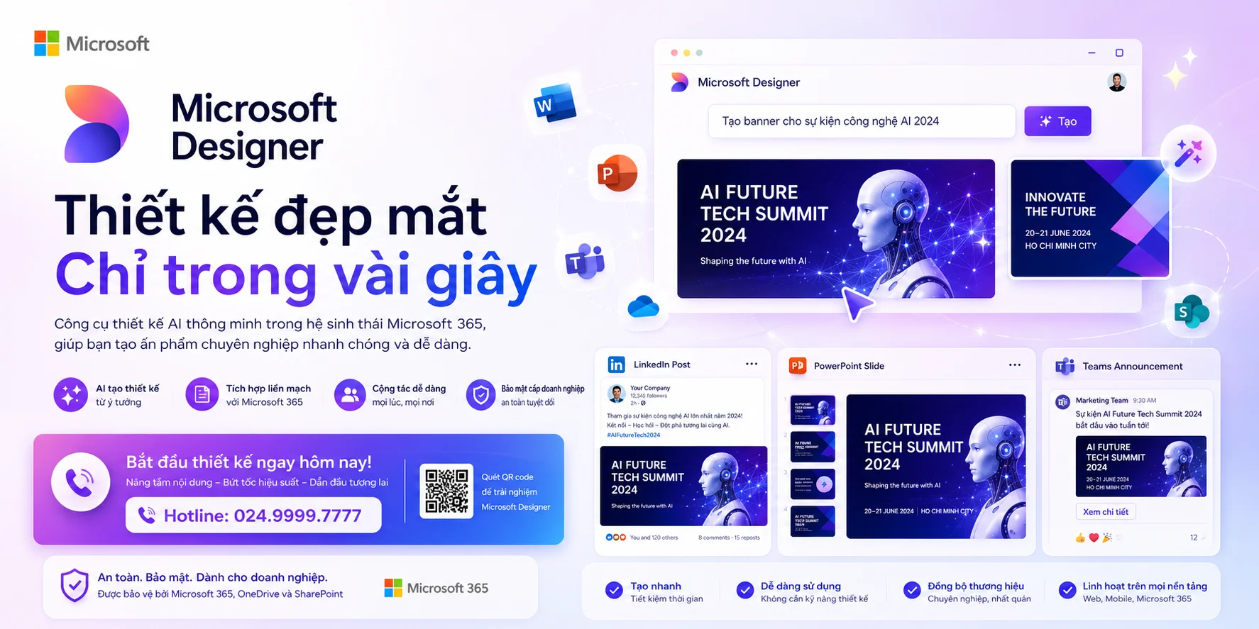Banner quảng cáo cho Ms Designer