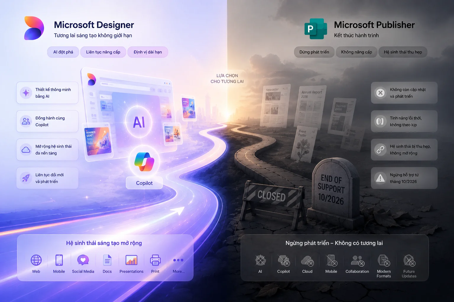 Microsoft Designer vs Publisher