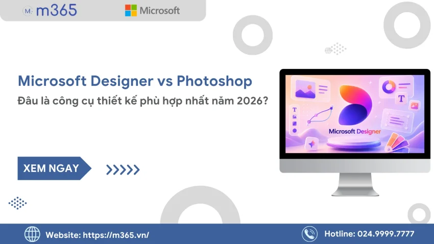 Thumbnail Microsoft Designer vs Photoshop