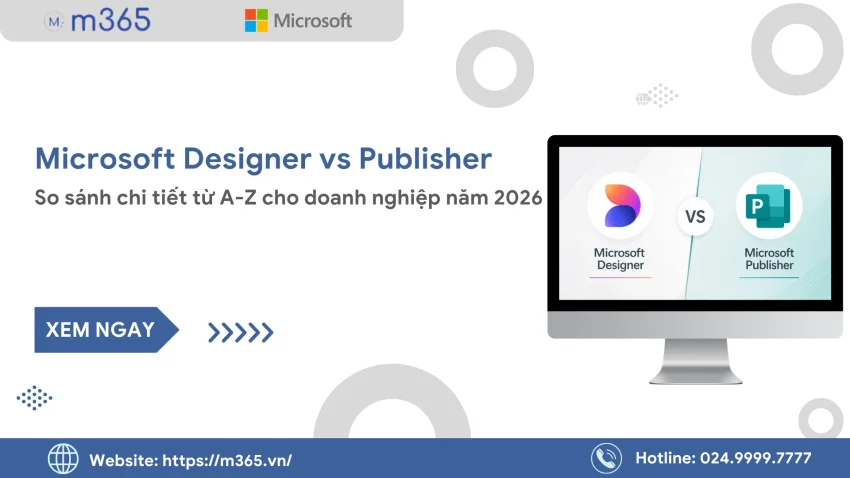 Microsoft Designer vs Publisher
