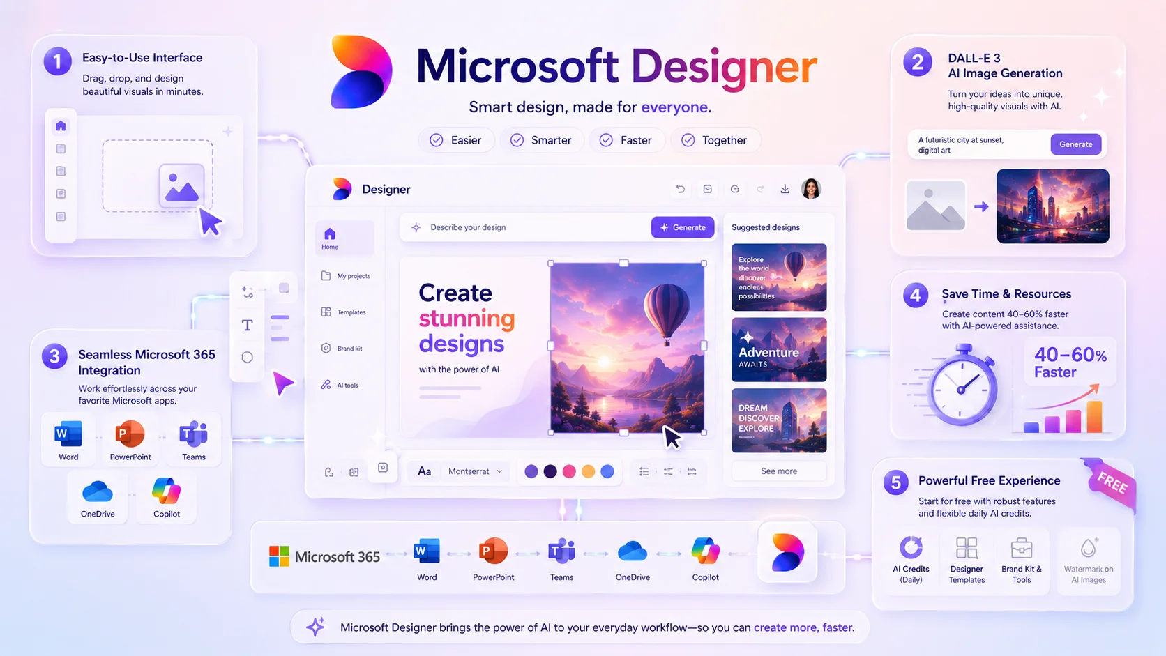 Ưu điểm của Microsoft Designer